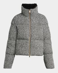 Brezesse Wool-Blend Short Down Jacket