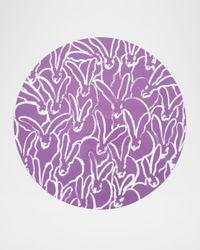 Rabbit Run Round Lacquer Placemat