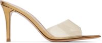 Gianvito Rossi Gold Elle 85 Heeled Sandals