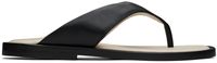 Rhude Black Lounge Thong Flip Flops