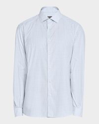 Men's Cotton Check Sport Shirt