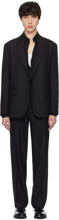 Hugo Black Single-Breasted Suit