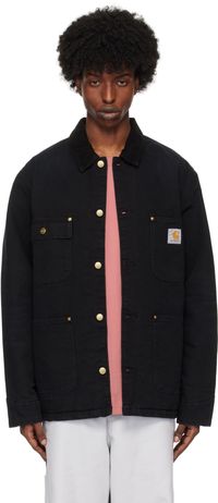 Carhartt Work In Progress Black OG Chore Coat