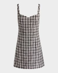 Eve Sweetheart Tweed Mini Dress