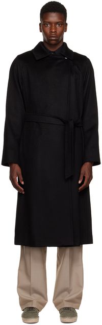 Max Mara Black Manuel Coat