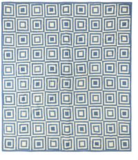 Bode Blue & White 'White House Steps' Quilt