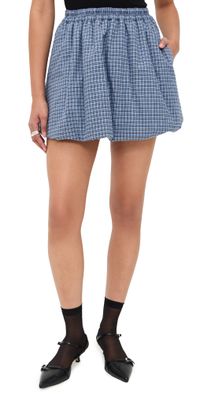BAUM UND PFERDGARTEN Sanda Skirt Blue Flannel Check 40