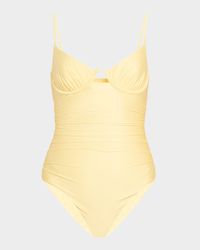 Laine Ruched Underwire One-Piece Swimsuit