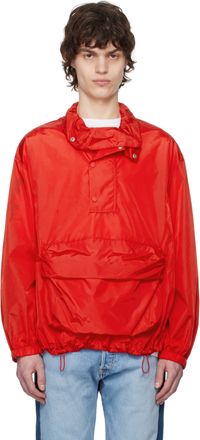 Simone Rocha Red Cargo Flap Pocket Jacket