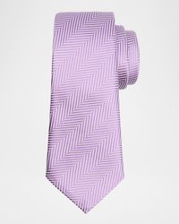 Men's Herringbone Silk Tie