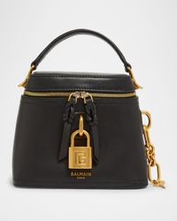 Pulse Vanity Top-Handle Bag in Calfskin