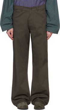 SC103 SSENSE Exclusive Brown Fossil Trousers
