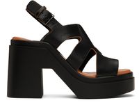 Clergerie Black Nateo Heeled Sandals