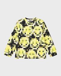 Boy's Rube Pixelated Graphic Sweatshirt, Size 4-6