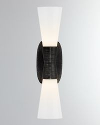 Utopia Small Double Bath Sconce By Kelly Wearstler
