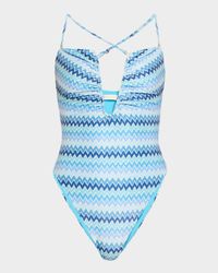 Chevron Bianka One-Piece Swimsuit