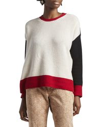 Colorblock Cashmere Sweater