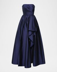 Esmerina Strapless Taffeta Gown