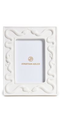 Jonathan Adler Eden Snake Frame 4x6 White One Size