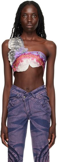 Masha Popova SSENSE Exclusive Multicolor Butterfly Tank Top