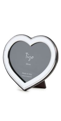 Tizo Design Italian Silverplate Frame Heart 2x3 Silver One Size