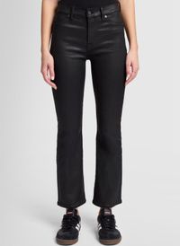 7 For All Mankind - Jean flare en coton mélangé - Taille 31 - Noir