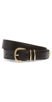 A. L.C. Carson Belt Black/Light Gold M