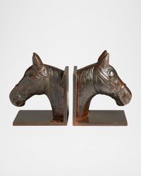 Triple Corona Book Ends, Set of 2