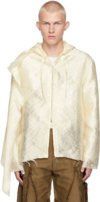 STRONGTHE Beige Flag Hoodie