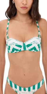 Fleur du Mal Eve Balconette Riviera Stripe 32DD