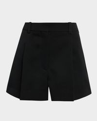 Pleated Tailored Shorts