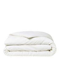 Today Linge De Maison - Parure de lit uni en coton - Taille 260x240 cm - Blanc
