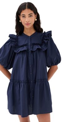 Cleobella Tatiana Mini Dress Navy S