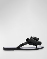 Girl's Glitter Bow Flip-Flops, Baby/Toddler/Kids