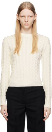 TOTEME Pull Petite blanc cassé