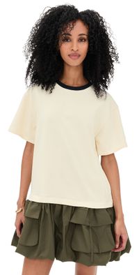 Sea Hester Solid Combo Tee Dress Multi M