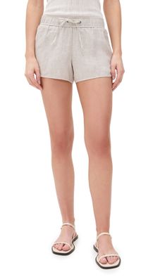 James Perse Lightweight Linen Dolphin Shorts Salt 1