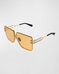 Gendarme Square Metal Sunglasses