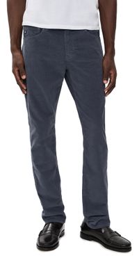 AG Everett Slim Straight Stretch Corduroy Pants After Dusk 40