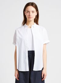Sud Express - Chemise col classique en coton - Taille L - Blanc