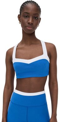 Beyond Yoga Spacedye Trophy Bra Court Blue Heather/Cloud XS