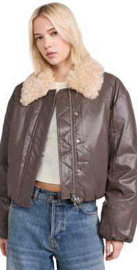 STAND STUDIO Fran Jacket Mole Brown 44