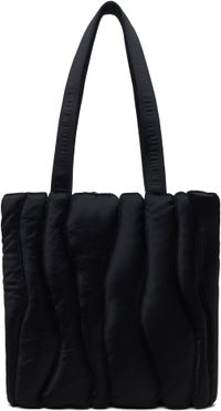 Collina Strada Black Satin Caterpillar Tote