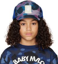 BAPE Kids Purple Camo Cap