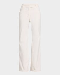 Mid-Rise Stretch Flare Jeans