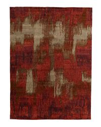 Brick Brushstroke Rug, 6' x 9'