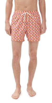 Fair Harbor The Bungalow Swim Trunks 5 Sunny Daze M
