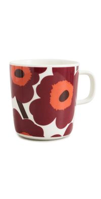Marimekko Oiva Unikko Mug White/Red One Size