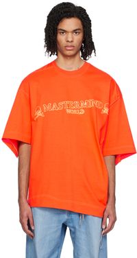 MASTERMIND WORLD Orange Bonded T-Shirt