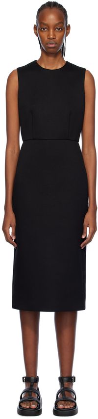 Max Mara Robe midi Maremar noire - 'S